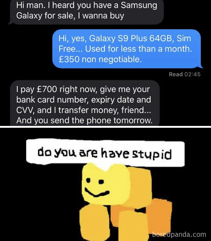 How About £1400?