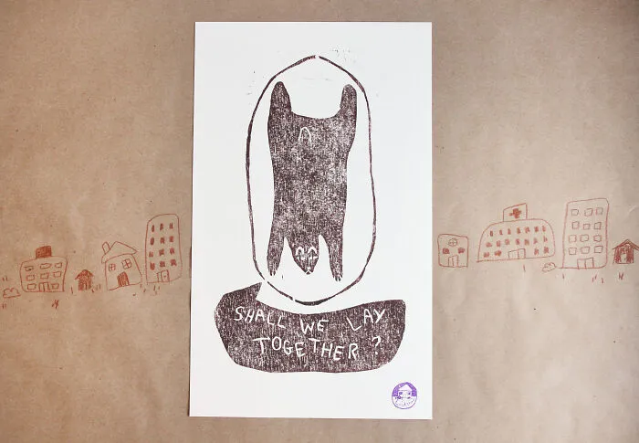 Friendly Neighborhood Bear Print