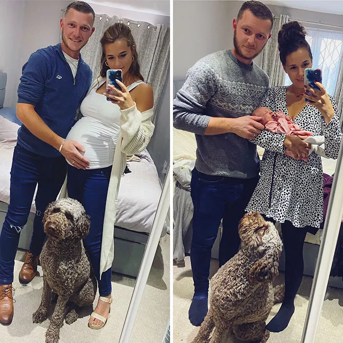 40 Of The Best Family Photos Featuring Dogs And Their Owners From Facebook’s #FamilyPortraitChallenge