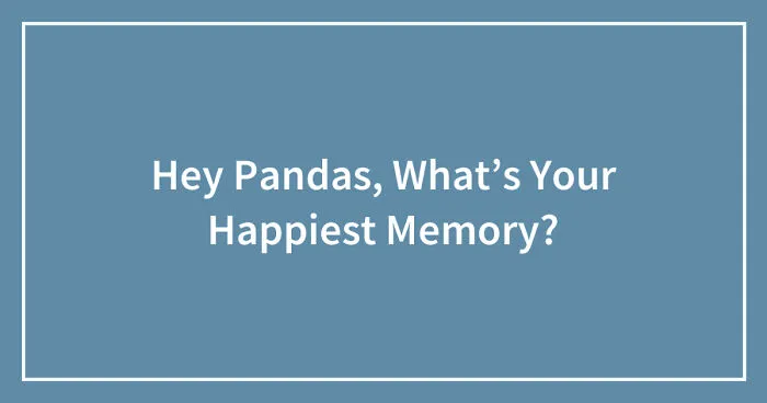 Hey Pandas, What’s Your Happiest Memory? (Closed)