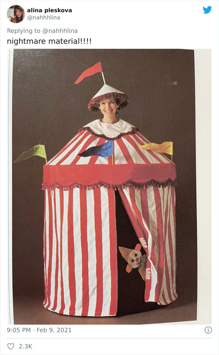Woman Discovers A 1986 Costume Book Thrown Away, And It Has Some Of The Weirdest DIY Costumes Twitter Has Ever Seen