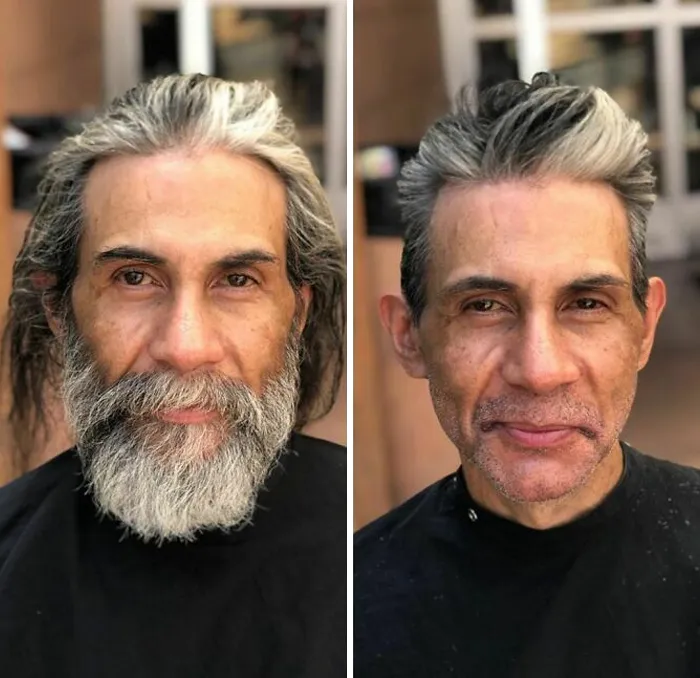 Awesome Barber Transforms Homeless People For Free And These 30 Before & After Pics Show Completely Different People