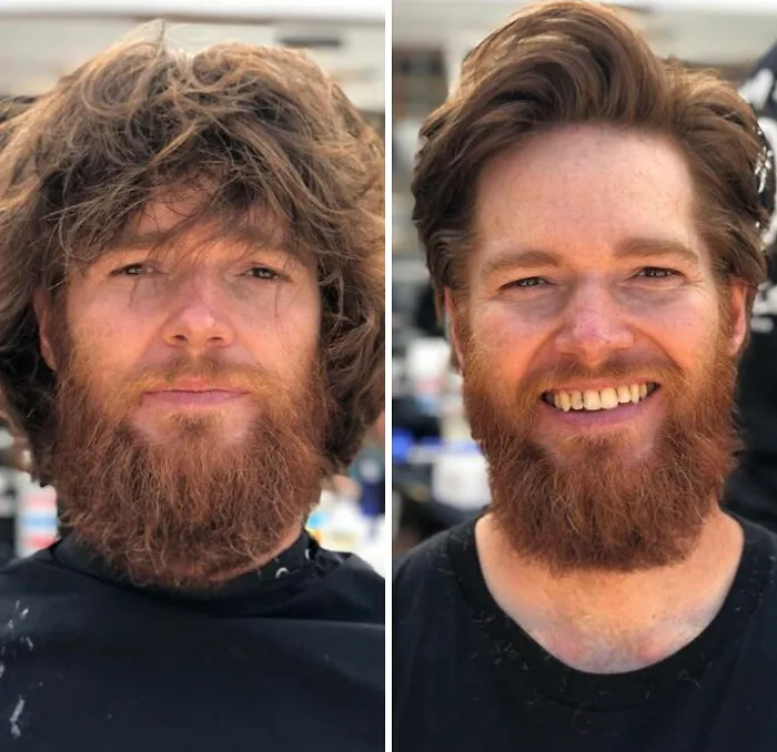 Awesome Barber Transforms Homeless People For Free And These 30 Before & After Pics Show Completely Different People