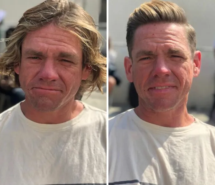 Awesome Barber Transforms Homeless People For Free And These 30 Before & After Pics Show Completely Different People