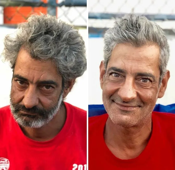Awesome Barber Transforms Homeless People For Free And These 30 Before & After Pics Show Completely Different People