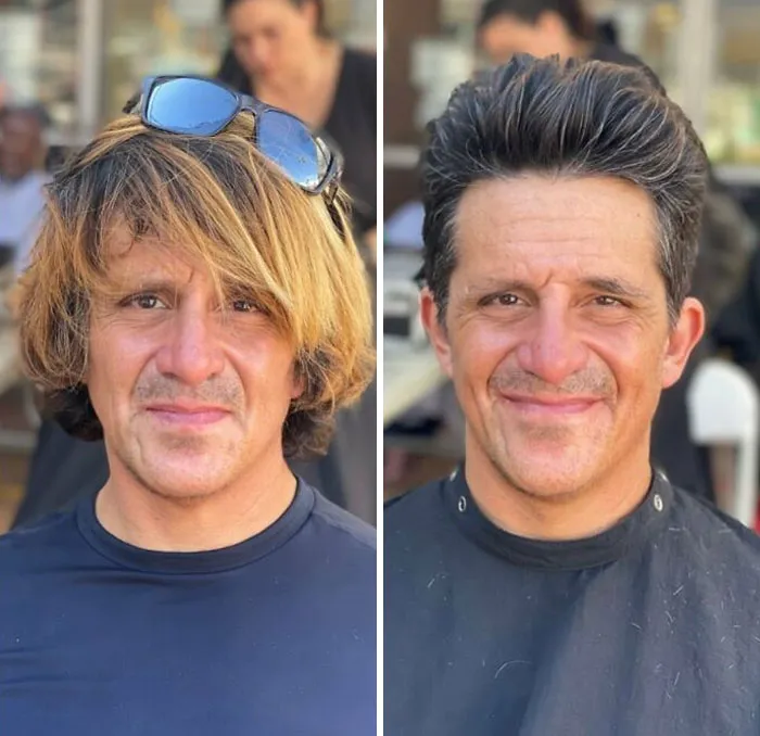 Awesome Barber Transforms Homeless People For Free And These 30 Before & After Pics Show Completely Different People