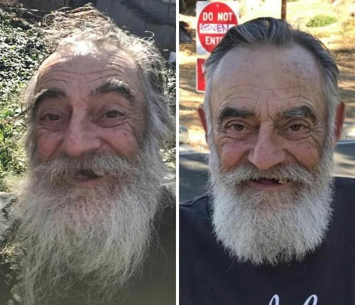 Awesome Barber Transforms Homeless People For Free And These 30 Before & After Pics Show Completely Different People