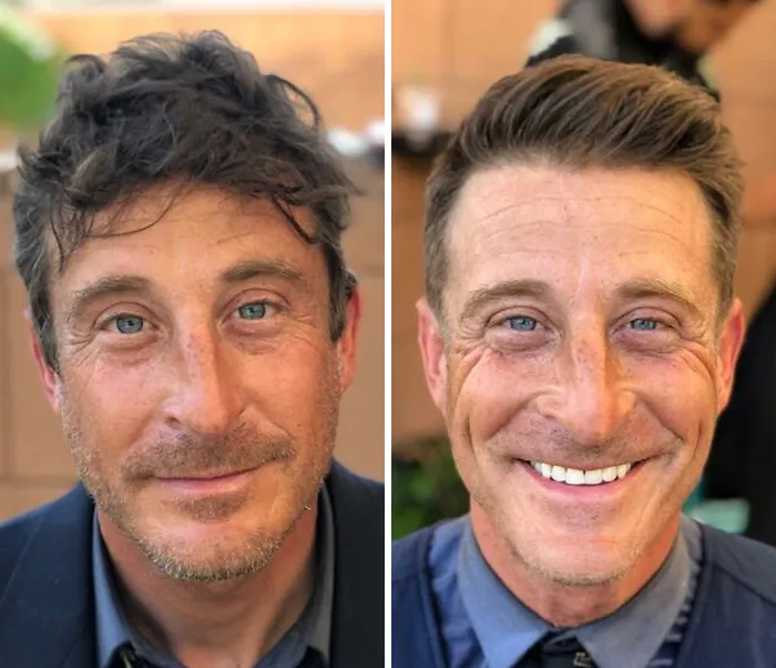 Awesome Barber Transforms Homeless People For Free And These 30 Before & After Pics Show Completely Different People