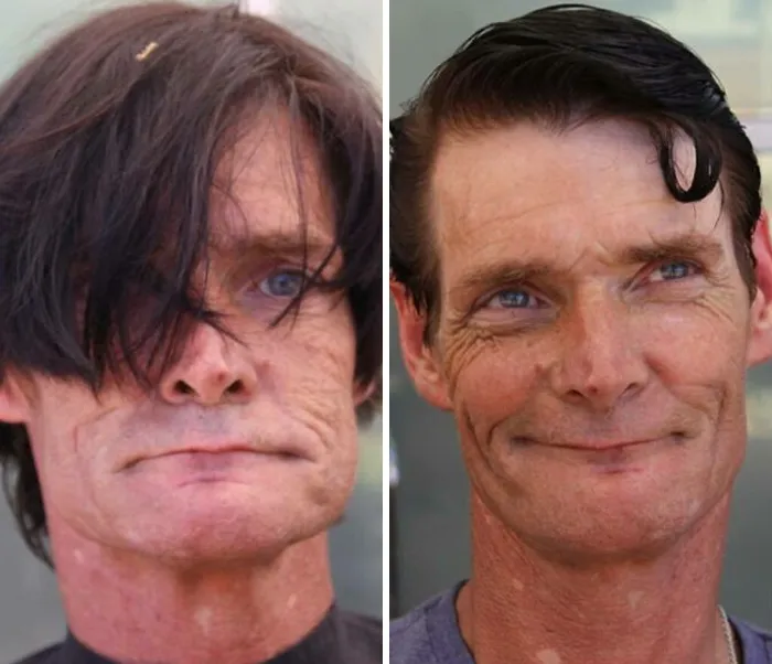 Awesome Barber Transforms Homeless People For Free And These 30 Before & After Pics Show Completely Different People