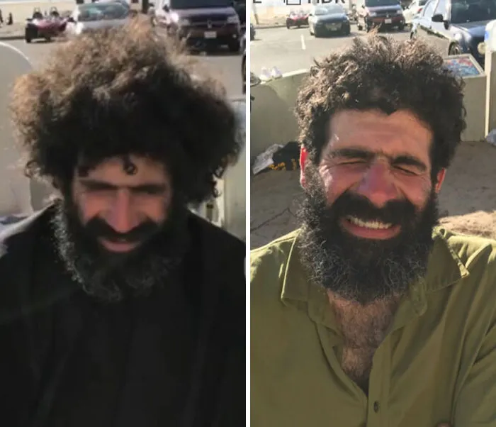 Awesome Barber Transforms Homeless People For Free And These 30 Before & After Pics Show Completely Different People