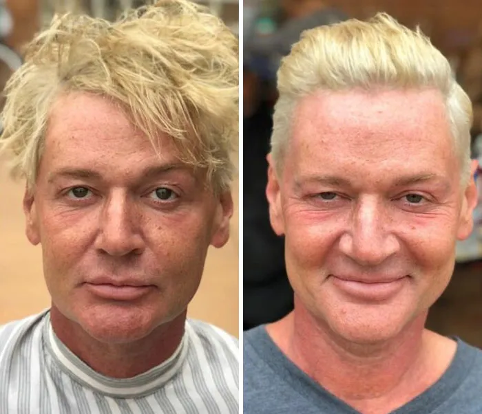 Awesome Barber Transforms Homeless People For Free And These 30 Before & After Pics Show Completely Different People