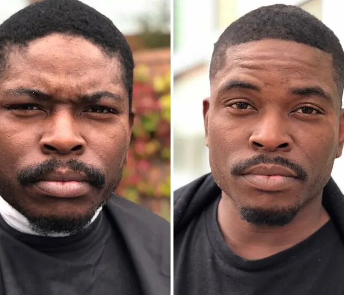 Awesome Barber Transforms Homeless People For Free And These 30 Before & After Pics Show Completely Different People