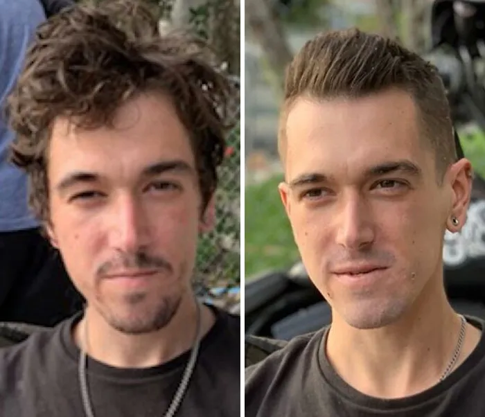 Awesome Barber Transforms Homeless People For Free And These 30 Before & After Pics Show Completely Different People