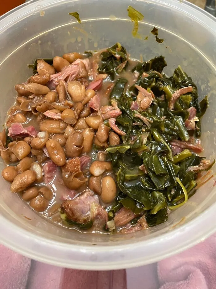 Beans & Greens With Smoked Hamhock