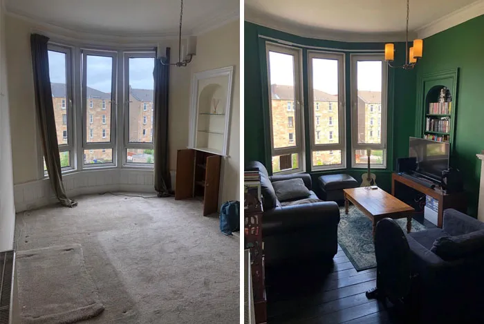 Antes y después de mi propio salón