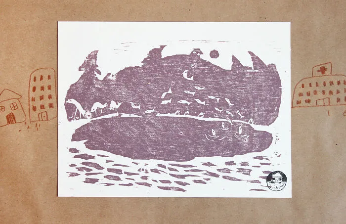 Luckytown Lake Print