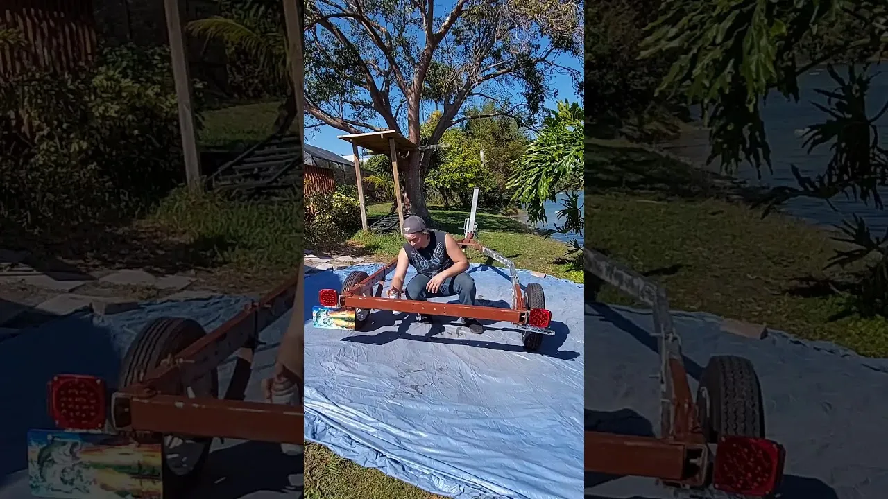 How To Rebuild A 20 Year Old Trailer! Time-Lapsed!