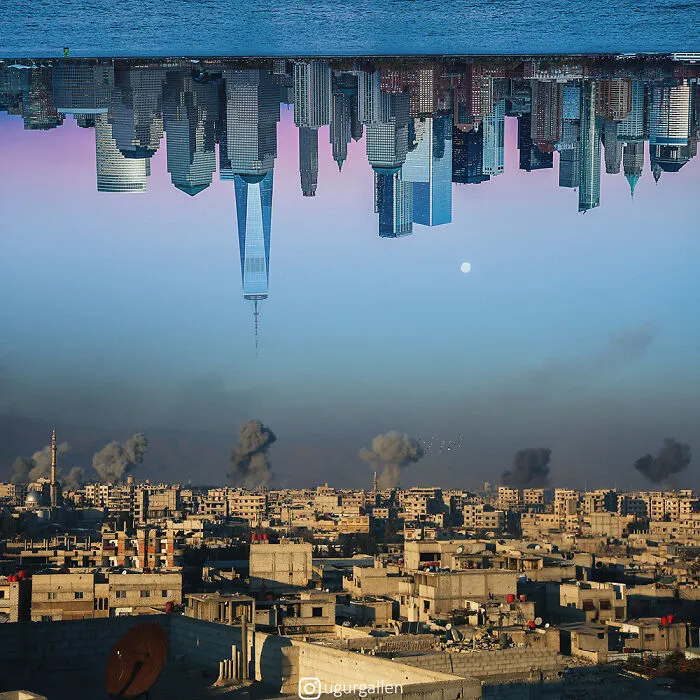 My 30 New Collages Show The Parallel Universes That Today's People Live In
