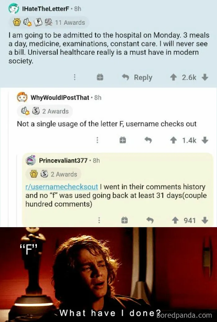 Madlad Not Using The Letter "F" For At Least One Month