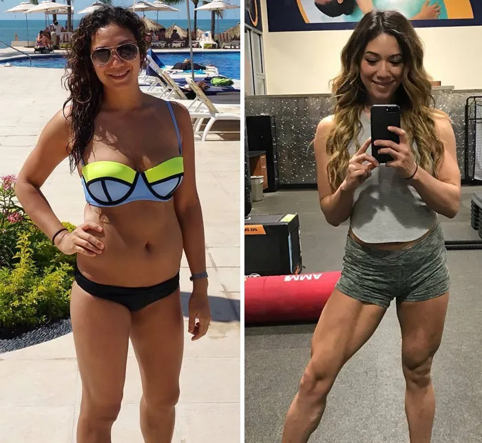 I’m 140 Lbs In Both Pics Again. I Went From 140 Lbs And A Size 9/10 To 140 Lbs And A Size 2/4. Something Like That Can Happen By Changing Your Body Composition