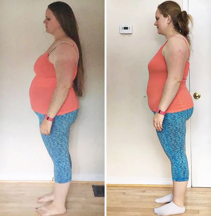 The Difference Between These 2 Pictures Is 5 Lbs. No, I Didn’t Lose 5 Lbs I Actually Gained Them