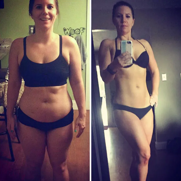 2 Years And Only 5 Lbs Difference But The Body On The Right Has Been Totally Transformed From The Inside Out