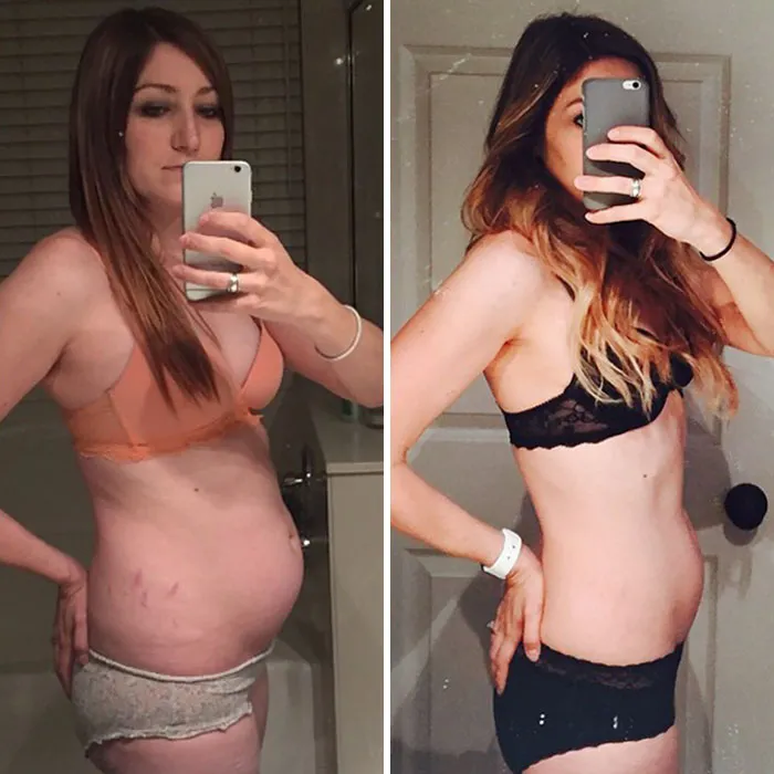 Por alguna razón mi báscula mostró que había ganado 2,3 kilos de la noche a la mañana, en lugar de asustarme me tomé fotos de progreso para mostrarme que mi progreso no se ha perdido