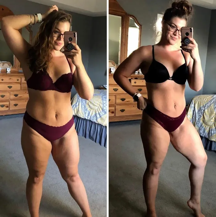 I’ve Been Keeping Track Of My Progress Since I’m Officially In Wedding Countdown Mode. Compared These Two Photos Took One Month Apart. 0 Lbs Lost