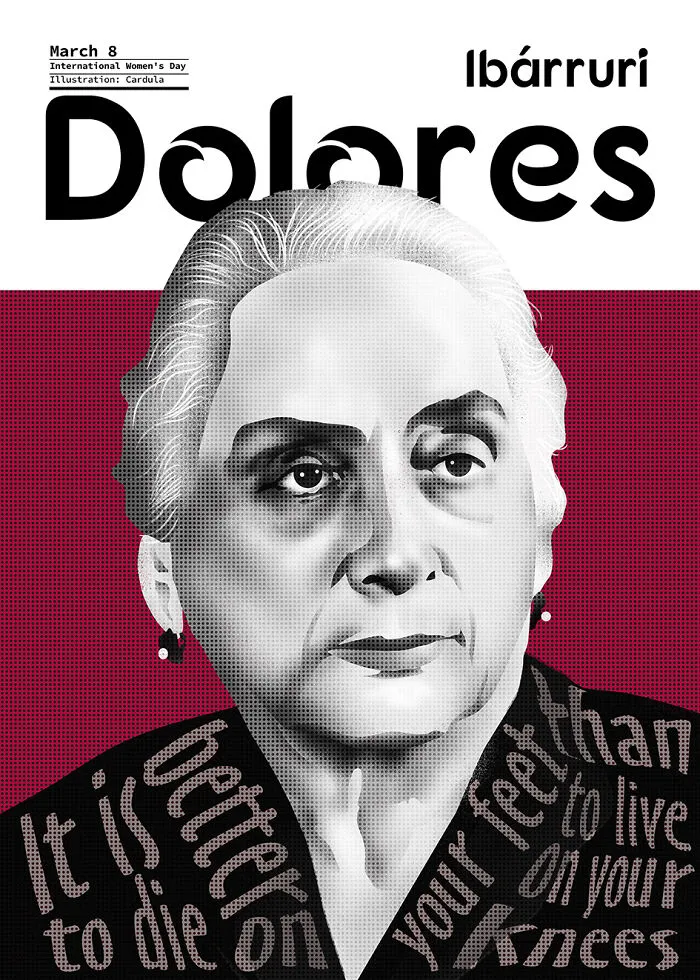 Dolores Ibárruri (9 December 1895 – 12 November 1989), Known As La Pasionaria Was A Spanish Republican Fighter Of The Spanish Civil War Of 1936–1939 And A Communist Politician Known For Her Famous Slogan "¡no Pasarán!"