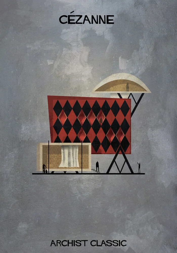 If 30 Iconic Artists Were Architects, As Imagined By Federico Babina