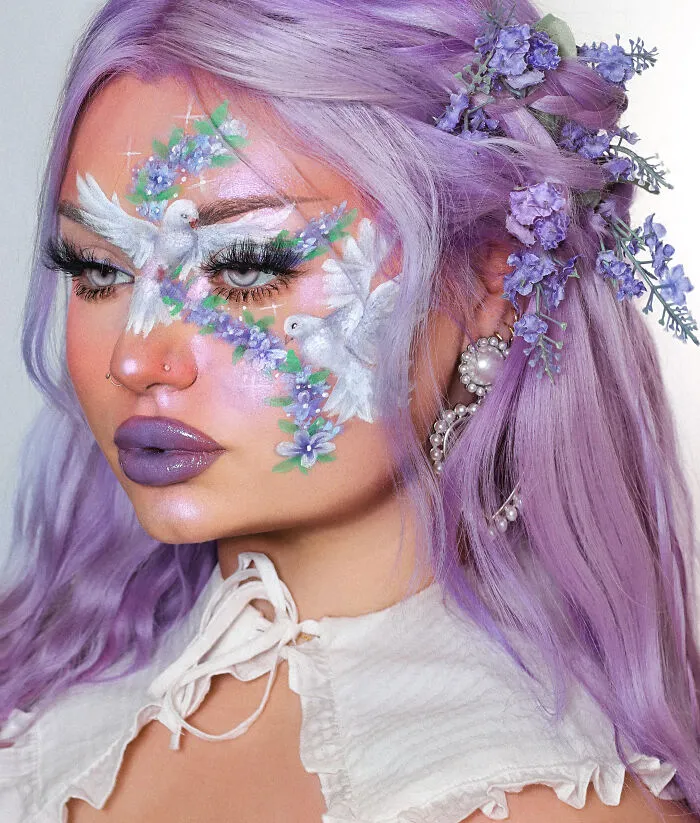 I Use Makeup To Create Art On My Face (107 Pics)