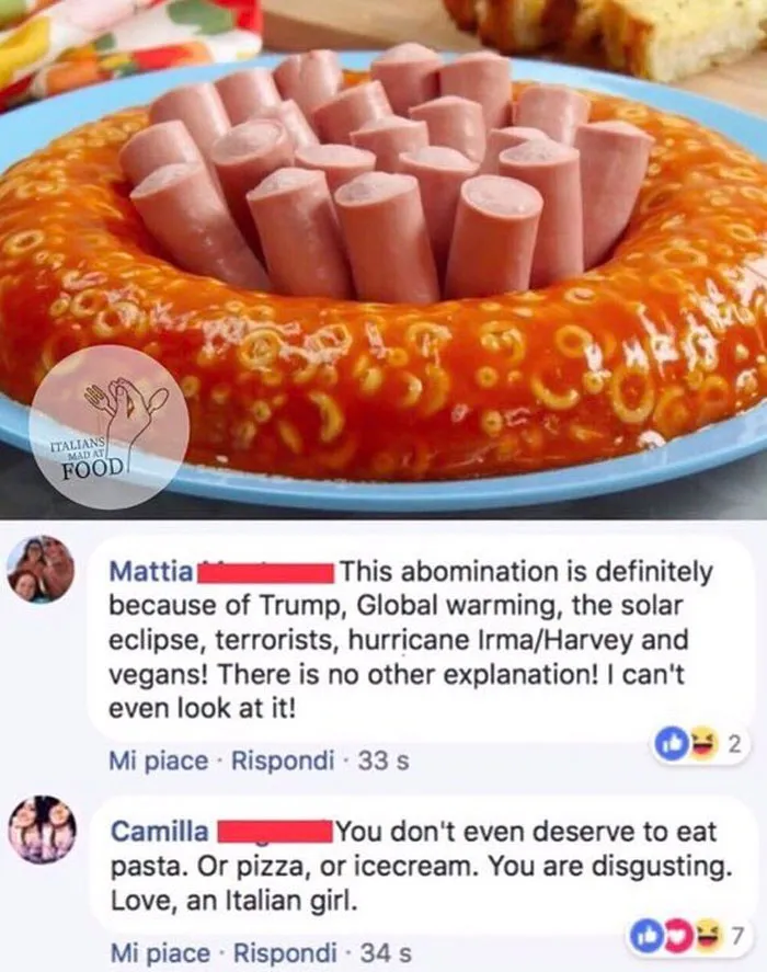 45 Times Italians Expressed Their Disgust Over Italian Dishes Cooked By Other People