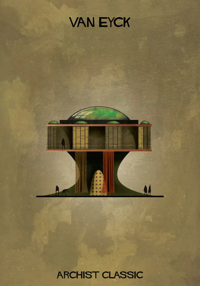 If 30 Iconic Artists Were Architects, As Imagined By Federico Babina