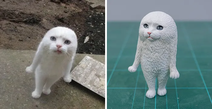 Este artista japonés transforma curiosos momentos de animales en esculturas, y el resultado es divertidísimo (30 fotos nuevas)