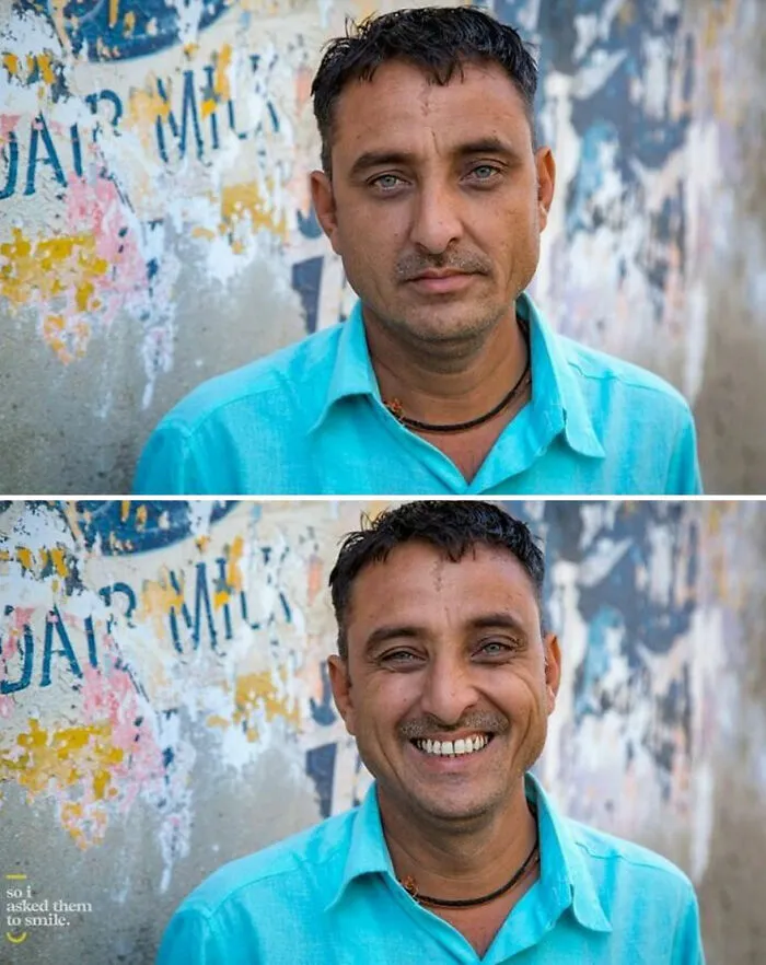 "Así que les pedí que sonrieran": 10 retratos de desconocidos que muestran el poder de la sonrisa (Nuevas fotos)