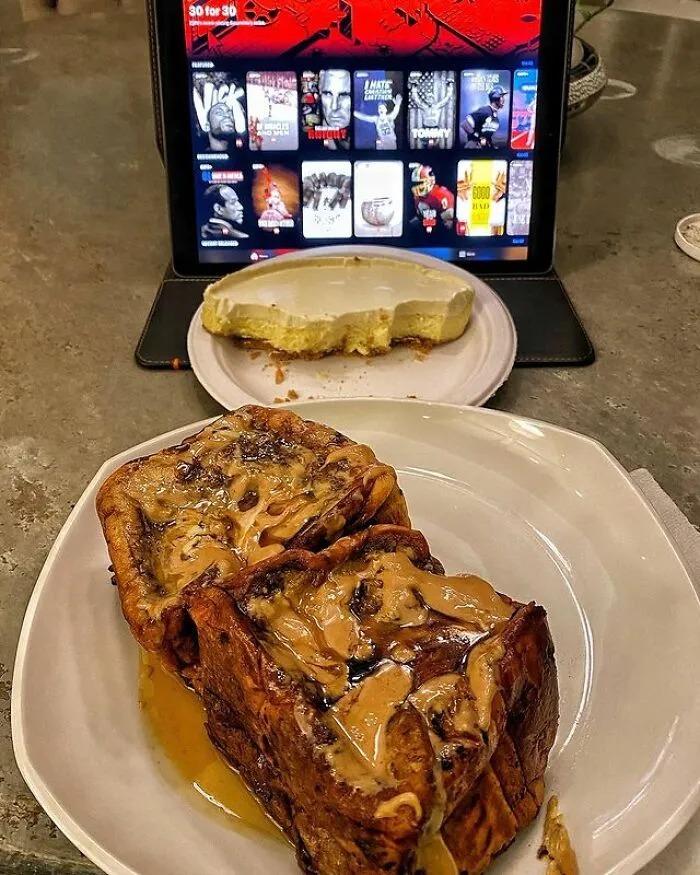 Cheesecake And Massive French Toast Slices