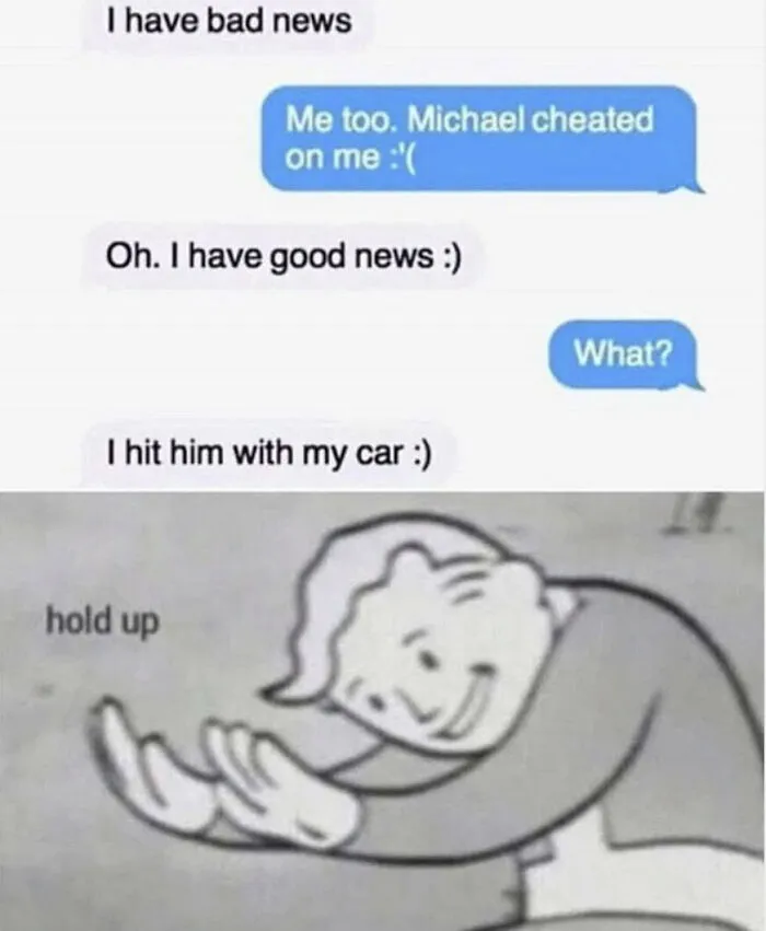 The Bad News, Then The Good News