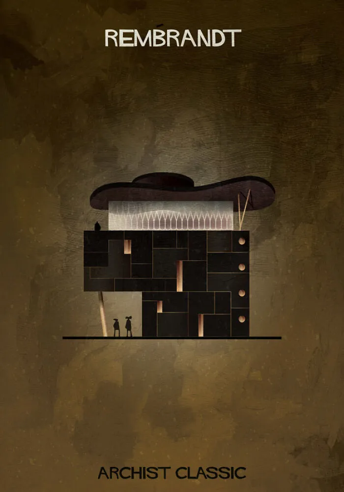 If 30 Iconic Artists Were Architects, As Imagined By Federico Babina