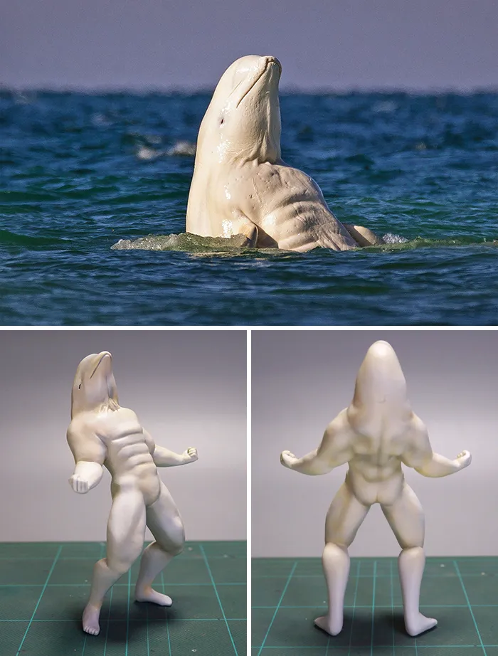 Este artista japonés transforma curiosos momentos de animales en esculturas, y el resultado es divertidísimo (30 fotos nuevas)