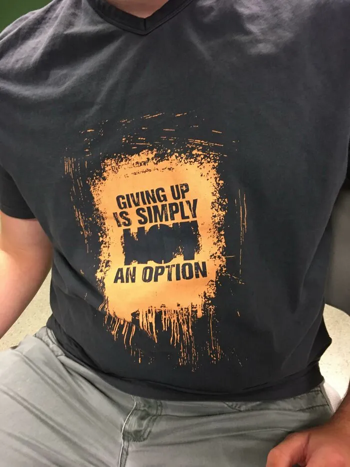 Giving Up Is Simply An Option