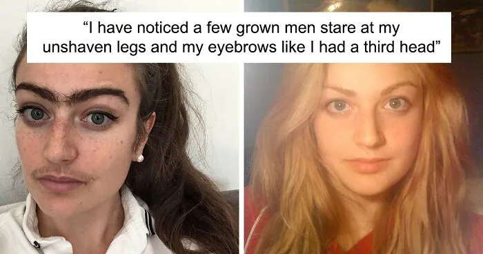 Woman Refuses To Shave Moustache Or Unibrow And Instead Embraces It