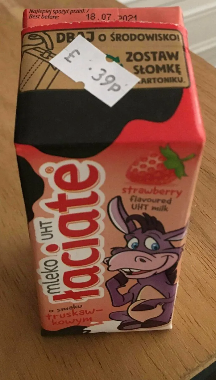 For The Past Year Someone Has Been Putting The Price Sticker Over The Straw Hole. Purest Form Of Evil