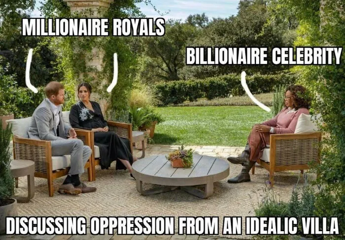 People Are Posting Memes And Jokes In Response To Meghan And Harry's Interview, And Here Are The 50 Best Ones