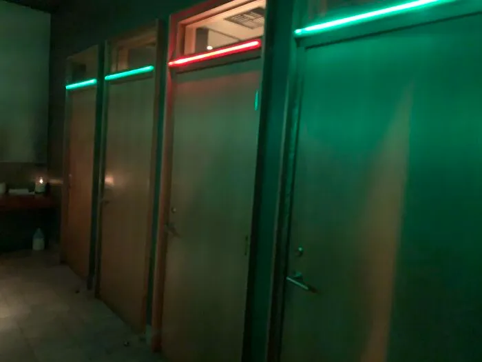 This Restaurant’s Restrooms Change Lights When Occupied