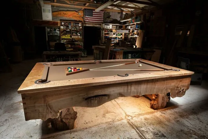 A Recent Pool Table We Built