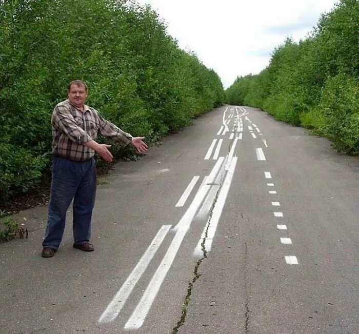 Ya he pintado las líneas, jefe