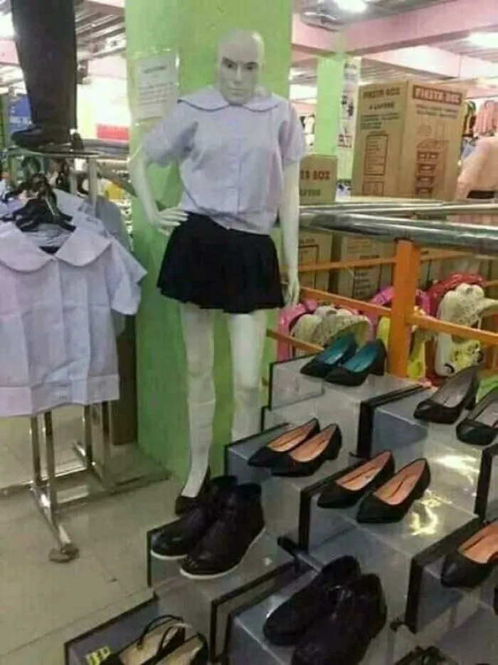 Ya he vestido al maniquí, jefe