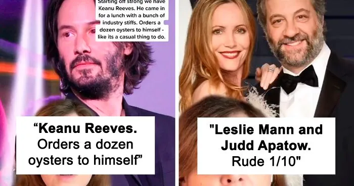 Former LA Waitress Reveals How 21 Celebrities Treat Staff At Restaurants