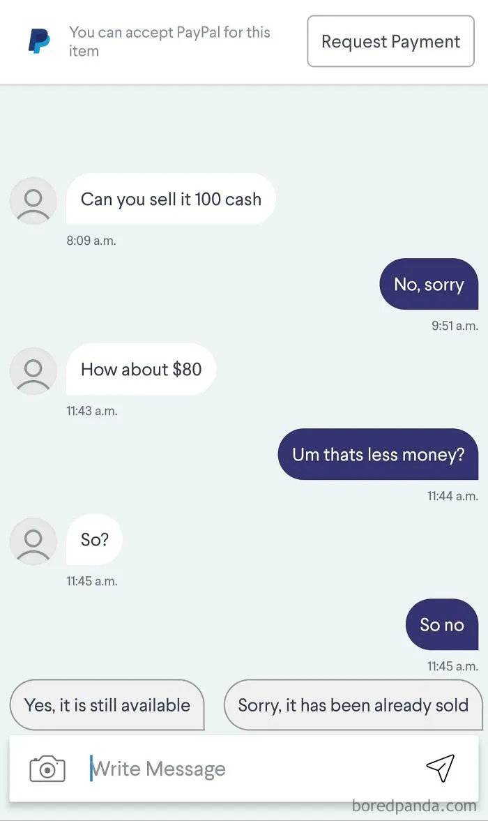 So I Was Selling 32gb Of Ram And Asking $150 (Canada) And Got This Gem