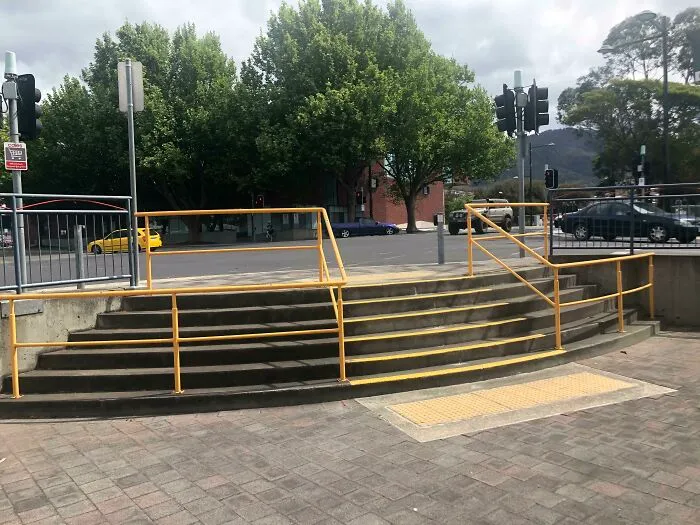 ¿Por qué no utilizáis toda la escalera?